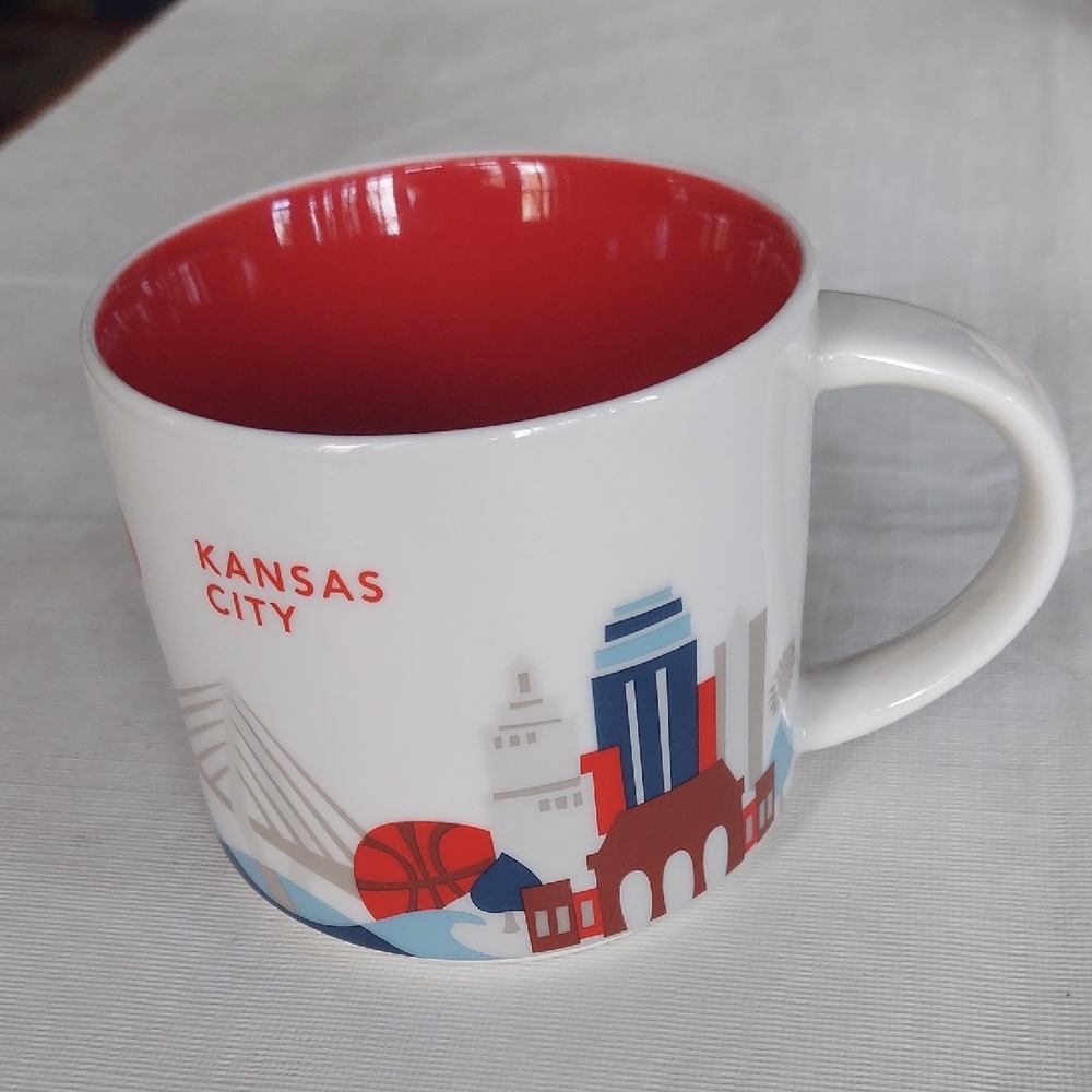 Starbucks Kansas City Mug - Red and White
